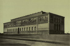 Georg Böttger, Die Neue Pinakothek in München, um 1860, Albumin