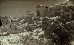 Louis Auguste Bisson und Auguste Rosalie Bisson, Ersteigung des Mont Blanc, 1862, Albuminabzug, Sammlung Museum für Photographie Braunschweig